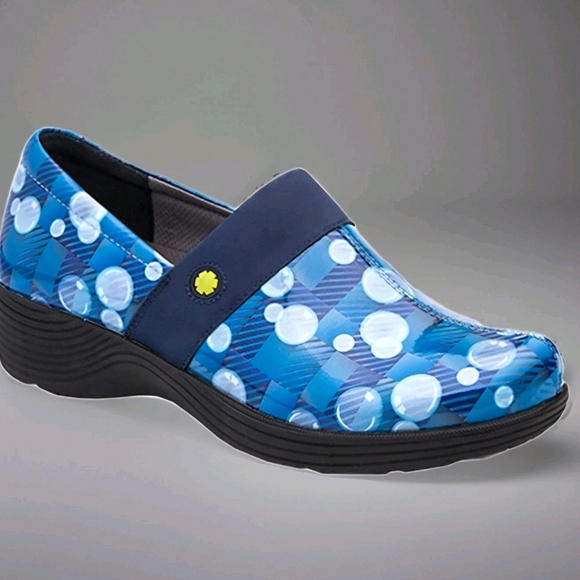 Dansko Shoes - Dansko Work Wonder Camellia Slip-On Shoes "Bubble Plaid" Size EU 40 / US 9.5 -10